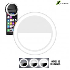 Iluminador Selfie Ring Light Portátil para Celular XC-JC-01P X-Cell - Branco